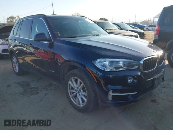 2015 BMW X5 xDrive35i with VIN 5UXKR0C53F0K62348, listed as a IAAI auction lot 41969164 with 122,612 mi miles. Bid and sale history available at carsss.com. Image 1.
