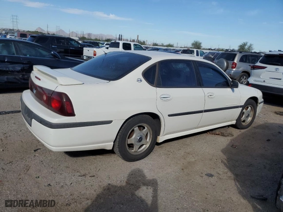 2001 Chevrolet Impala LS with VIN 2G1WH55K019324561, listed as a Copart auction lot 75870074 with 0 mi miles and Salvage Title. Bid and sale history available at carsss.com. Image 3.