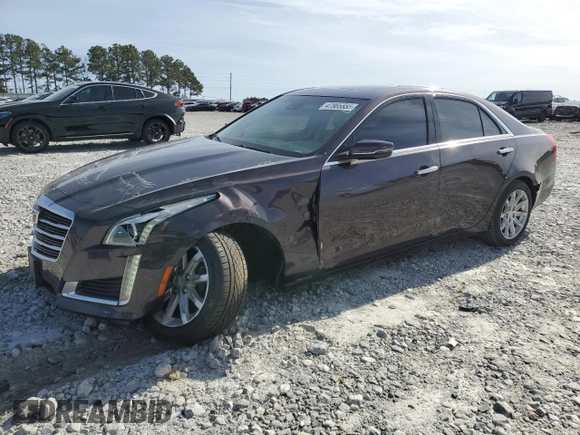2015 Cadillac CTS Luxury RWD with VIN 1G6AR5SX8F0105026, listed as a Copart auction lot 47985555 with 105,745 mi miles and Salvage Title. Bid and sale history available at DreamBid. Image 1.