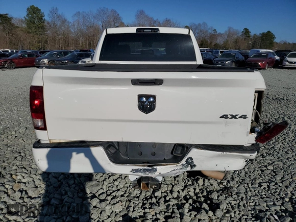2017 Ram 1500 Express with VIN 1C6RR7FT1HS820716, listed as a Copart auction lot 46914165 with 156,814 mi miles and Salvage Title. Bid and sale history available at carsss.com. Image 6.