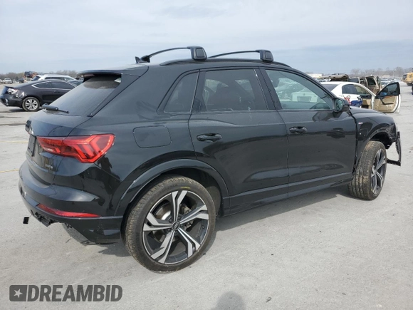 2024 Audi Q3 S line Premium Plus z VIN WA1EEDF30R1151101, wystawiony jako Copart lot #49081385 z przebiegiem 4995 mil mil oraz Tytuł czysty. Historia ofert i sprzedaży dostępna na DreamBid. Obrazek 3.