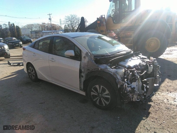 2017 Toyota Prius Prime Plus with VIN JTDKARFP2H3030447, listed as a IAAI auction lot 36566571 with 101,954 mi miles. Bid and sale history available at carsss.com. Image 1.