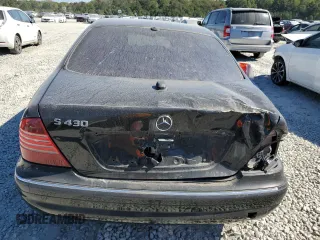 2006 Mercedes-Benz S-Class 4.3L with VIN WDBNG70J86A466098, listed as a Copart auction lot 77184274 with 0 mi miles and Salvage Title. Bid and sale history available at carsss.com. Image 6.