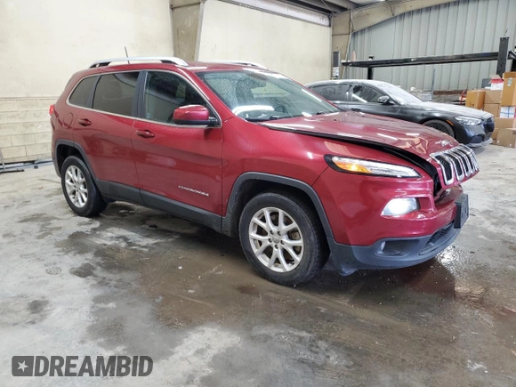 2017 Jeep Cherokee Latitude with VIN 1C4PJLCB4HD233216, listed as a Copart auction lot 58076455 with 91,241 mi miles and Salvage title. Bid and sale history available at DreamBid. Image 4.