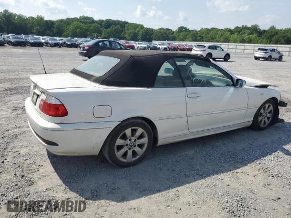 2005 BMW 3 Series 325Ci z VIN WBABW334X5PL38945, wystawiony jako Copart lot #57149565 z przebiegiem 184 975 mil mil oraz Szkoda całkowita • Salvage title. Historia ofert i sprzedaży dostępna na DreamBid. Obrazek 3.
