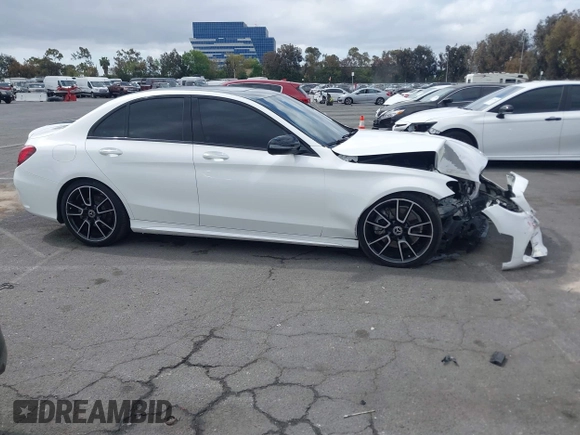 2021 Mercedes-Benz C 300 with VIN W1KWF8DB7MR609791, listed as a IAAI auction lot 42052734 with Not Provided miles and . Bid and sale history available at carsss.com. Image 13.