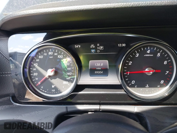 2019 Mercedes-Benz E-Class E 450 with VIN WDD1J6JB2KF108954, listed as a IAAI auction lot 41870189 with 99,004 mi miles. Bid and sale history available at carsss.com. Image 7.