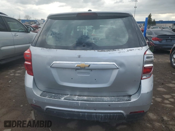 2016 Chevrolet Equinox LS with VIN 2GNFLEEK9G6202188, listed as a Copart auction lot 53944665 with 151,657 mi miles and Clean Title. Bid and sale history available at DreamBid. Image 6.