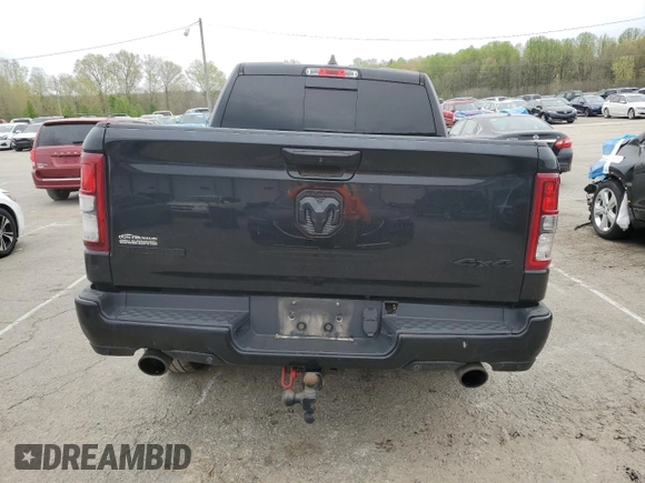 2019 Ram 1500 Big Horn/Lone Star with VIN 1C6SRFFT5KN731765, listed as a Copart auction lot 51946135 with 95,644 mi miles and Salvage Title. Bid and sale history available at carsss.com. Image 6.