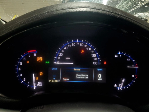 2013 Cadillac XTS Luxury with VIN 2G61R5S36D9193588, listed as a Copart auction lot 51359575 with 110,436 mi miles and Salvage Title. Bid and sale history available at carsss.com. Image 9.