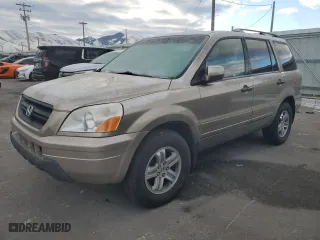2005 Honda Pilot EX-L with RES with VIN 2HKYF18655H553320, listed as a Copart auction lot 88974095 with 185,265 mi miles and Salvage Title. Bid and sale history available at carsss.com. Image 1.