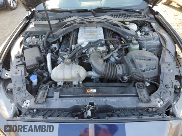 2021 Ford Mustang Shelby GT500 with VIN 1FA6P8SJ5M5501197, listed as a Copart auction lot 89200305 with 27,871 mi miles and Salvage title. Bid and sale history available at DreamBid. Image 11.