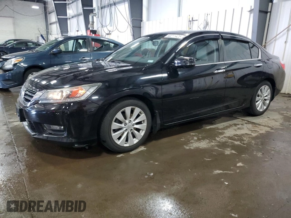 2015 Honda Accord EX-L с VIN 1HGCR2F89FA076302, выставлен на аукционе Copart как лот 60211425 с пробегом 106 817 миль миль и Списание • Salvage title. История ставок и продаж доступна на DreamBid. Изображение 1.