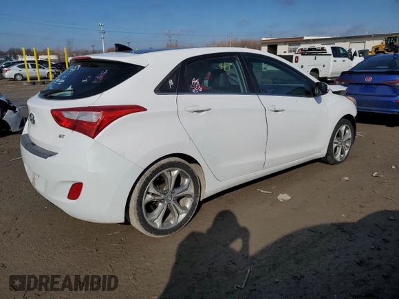 2013 Hyundai Elantra GT with VIN KMHD35LE2DU094812, listed as a Copart auction lot 46815205 with 65,836 mi miles and Clean Title. Bid and sale history available at carsss.com. Image 3.
