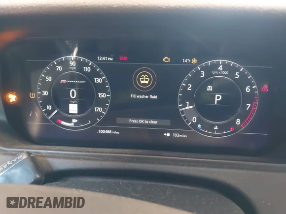 2020 Land Rover Range Rover Velar with VIN SALYM2EV0LA239787, listed as a IAAI auction lot 41378206 with 100,488 mi miles and . Bid and sale history available at DreamBid. Image 7.