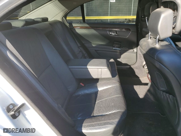 2007 Mercedes-Benz S-Class 5.5L V8 with VIN WDDNG86X77A105679, listed as a Copart auction lot 44244635 with 150,924 mi miles and Salvage Title. Bid and sale history available at carsss.com. Image 10.