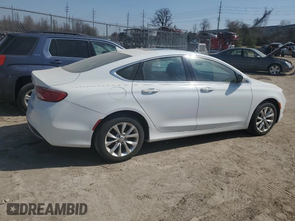 2016 Chrysler 200 C with VIN 1C3CCCCB4GN147409, listed as a Copart auction lot 49275705 with 125,702 mi miles and Salvage Title. Bid and sale history available at carsss.com. Image 3.