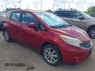 2014 Nissan Note S Plus with VIN 3N1CE2CP6EL357330, listed as a IAAI auction lot 42587459 with 148,123 mi miles and . Bid and sale history available at DreamBid. Image 1.