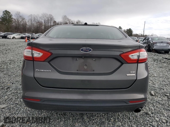 2016 Ford Fusion SE with VIN 3FA6P0HD2GR351392, listed as a Copart auction lot 48238455 with 132,900 mi miles and Salvage Title. Bid and sale history available at carsss.com. Image 6.