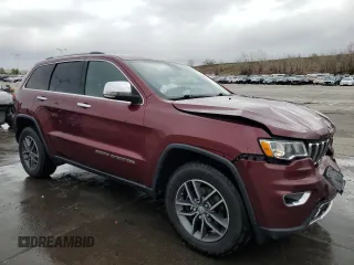 2018 Jeep Grand Cherokee Limited with VIN 1C4RJFBG8JC449444, listed as a Copart auction lot 51706405 with 107,756 mi miles and Salvage Title. Bid and sale history available at DreamBid. Image 4.