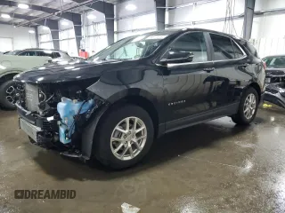 2023 Chevrolet Equinox LT z VIN 3GNAXUEG3PL121820, wystawiony jako Copart lot #56877815 z przebiegiem 22 565 mil mil oraz Szkoda całkowita • Salvage title. Historia ofert i sprzedaży dostępna na DreamBid. Obrazek 1.