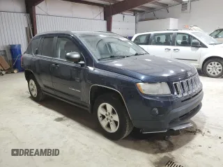 2013 Jeep Compass Sport with VIN 1C4NJCBA8DD250790, listed as a Copart auction lot 45922295 with 157,971 mi miles and Salvage Title. Bid and sale history available at carsss.com. Image 4.