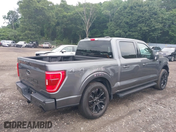 2023 Ford F-150 XL with VIN 1FTFW1ED4PFB18358, listed as a IAAI auction lot 39921708 with 9,013 mi miles. Bid and sale history available at carsss.com. Image 4.