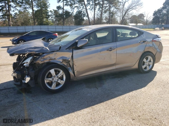 2012 Hyundai Elantra Limited with VIN 5NPDH4AE8CH108918, listed as a Copart auction lot 48794735 with 0 mi miles and Salvage Title. Bid and sale history available at carsss.com. Image 1.