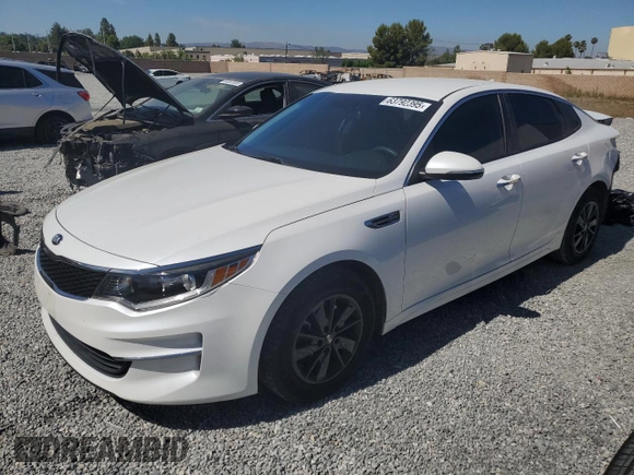 2016 Kia Optima LX with VIN KNAGT4L34G5072638, listed as a Copart auction lot 63792395 with 113,610 mi miles and Salvage title. Bid and sale history available at DreamBid. Image 1.