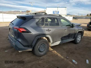 2019 Toyota RAV4 LE with VIN JTMF1RFV0KJ018803, listed as a Copart auction lot 49893715 with 77,595 mi miles and Salvage Title. Bid and sale history available at DreamBid. Image 3.