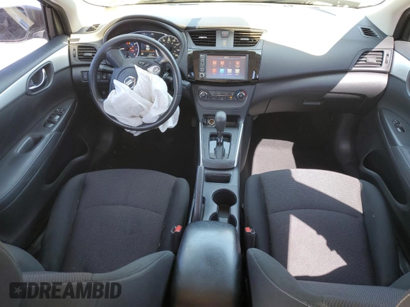 2019 Nissan Sentra S with VIN 3N1AB7AP0KY381525, listed as a Copart auction lot 49543385 with 90,580 mi miles and Salvage Title. Bid and sale history available at carsss.com. Image 8.