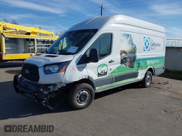 2019 Ford Transit Cargo with VIN 1FTBW3XM2KKB40981, listed as a IAAI auction lot 41558356 with 154,624 mi miles and . Bid and sale history available at DreamBid. Image 16.