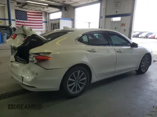 2018 Acura TLX Technology with VIN 19UUB1F54JA004540, listed as a Copart auction lot 54338065 with 57,321 mi miles and Salvage Title. Bid and sale history available at carsss.com. Image 3.