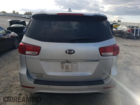 2016 Kia Sedona SX with VIN KNDMC5C12G6147714, listed as a Copart auction lot 75041124 with 139,328 mi miles and Salvage Title. Bid and sale history available at carsss.com. Image 6.