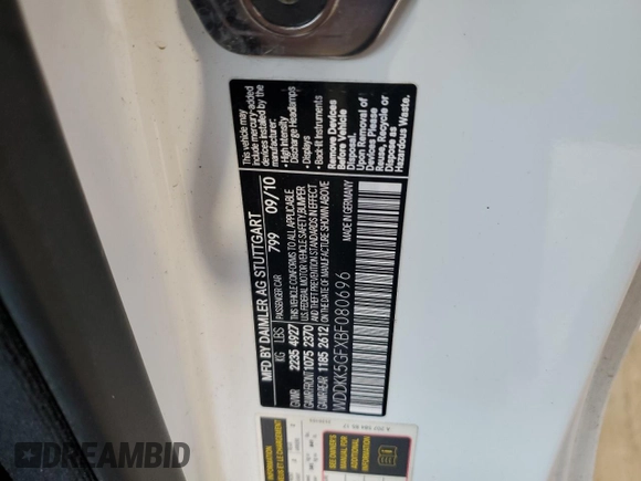 2011 Mercedes-Benz E 350 with VIN WDDKK5GFXBF080696, listed as a Copart auction lot 47442285 with 75,497 mi miles and Salvage title. Bid and sale history available at DreamBid. Image 14.