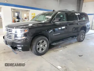 2017 Chevrolet Suburban LT with VIN 1GNSKHKC3HR308559, listed as a Copart auction lot 46332435 with 154,690 mi miles and Salvage Title. Bid and sale history available at carsss.com. Image 1.