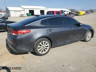 2018 Kia Optima EX with VIN 5XXGU4L30JG227298, listed as a Copart auction lot 47497265 with 126,706 mi miles and Salvage Title. Bid and sale history available at carsss.com. Image 3.