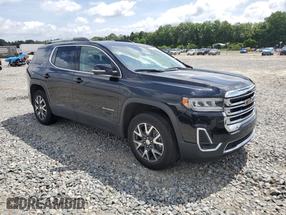 2021 GMC Acadia SLE with VIN 1GKKNRLS1MZ105826, listed as a Copart auction lot 61937844 with 46,994 mi miles and Salvage Title. Bid and sale history available at carsss.com. Image 4.