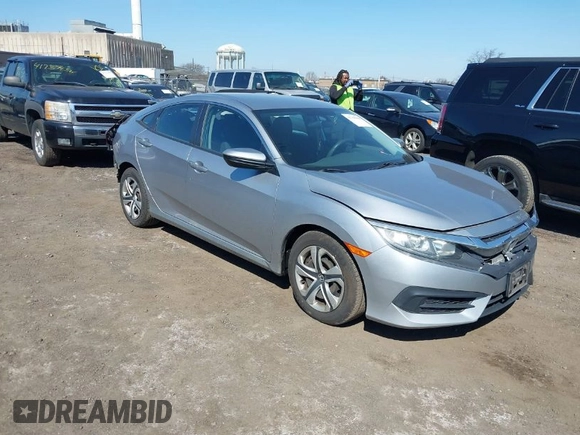 2016 Honda Civic LX with VIN 19XFC2F5XGE230467, listed as a IAAI auction lot 41768980 with 145,592 mi miles. Bid and sale history available at carsss.com. Image 1.