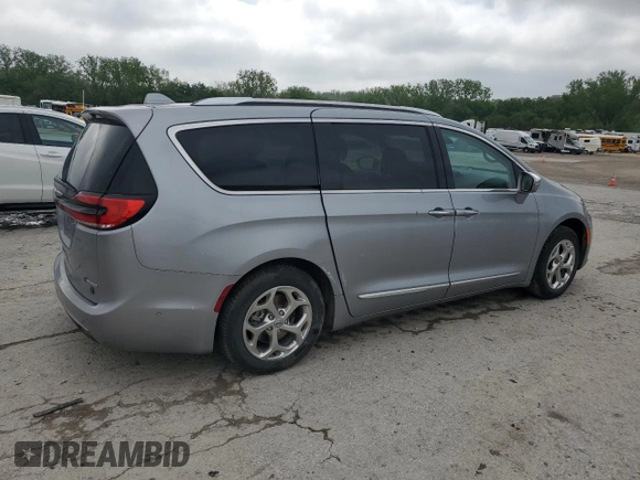 2021 Chrysler Pacifica Hybrid Limited with VIN 2C4RC1S76MR518110, listed as a Copart auction lot 54557065 with 61,908 mi miles and Salvage title. Bid and sale history available at DreamBid. Image 3.