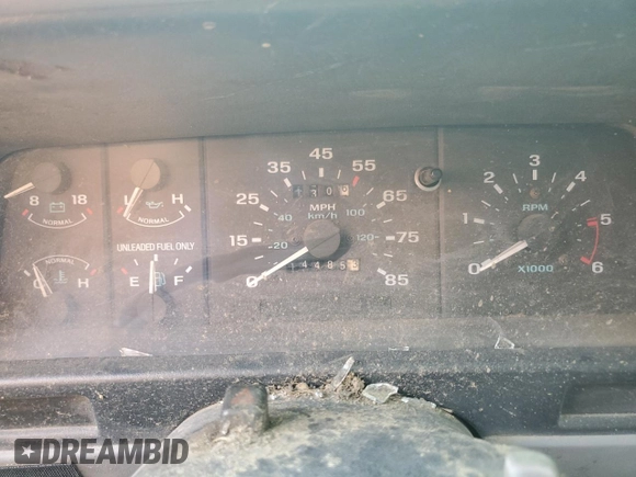 1993 Ford Ranger Splash with VIN 1FTCR11X7PTA06696, listed as a Copart auction lot 82279754 with 144,853 mi miles and Salvage title. Bid and sale history available at DreamBid. Image 9.
