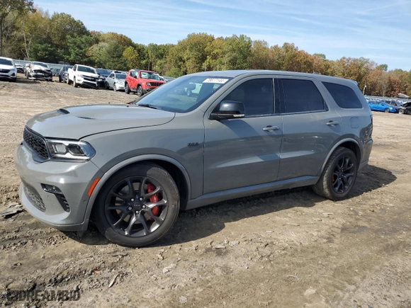 2022 Dodge Durango SRT 392 with VIN 1C4SDJGJ3NC195759, listed as a Copart auction lot 78677144 with 21,982 mi miles and Salvage Title. Bid and sale history available at carsss.com. Image 1.