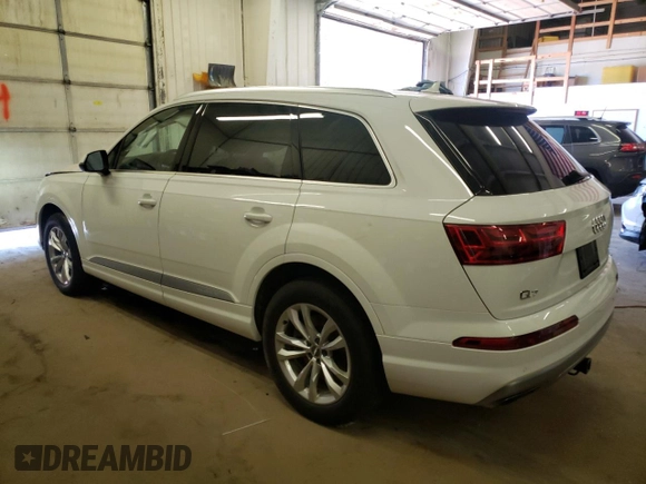 2018 Audi Q7 Premium z VIN WA1AAAF79JD054297, wystawiony jako Copart lot #64131693 z przebiegiem 61 849 mil mil oraz . Historia ofert i sprzedaży dostępna na DreamBid. Obrazek 2.
