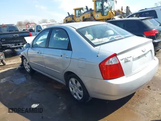 2006 Kia Spectra EX with VIN KNAFE121865313085, listed as a IAAI auction lot 41672712 with 248,959 mi miles. Bid and sale history available at carsss.com. Image 3.