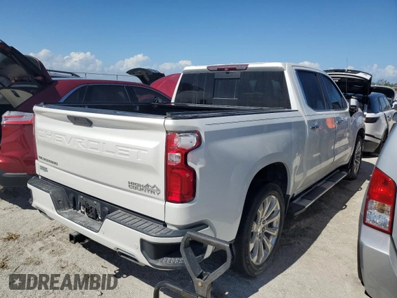 2019 Chevrolet Silverado 1500 High Country with VIN 1GCUYHED8KZ364542, listed as a Copart auction lot 75659934 with 68,450 mi miles and Non Repairable. Bid and sale history available at carsss.com. Image 3.
