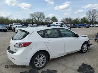 2012 Mazda 3 i Grand Touring with VIN JM1BL1M79C1681111, listed as a Copart auction lot 53619165 with 198,668 mi miles and Salvage Title. Bid and sale history available at DreamBid. Image 3.