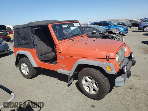 2005 Jeep Wrangler X with VIN 1J4FA39S15P331269, listed as a Copart auction lot 72787684 with 0 mi miles and Salvage Title. Bid and sale history available at carsss.com. Image 4.
