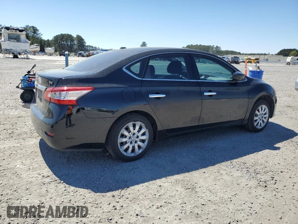 2015 Nissan Sentra SV with VIN 3N1AB7AP8FY225769, listed as a Copart auction lot 50708905 with 163,815 mi miles and Salvage Title. Bid and sale history available at carsss.com. Image 3.
