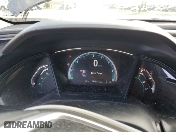 2020 Honda Civic LX z VIN 2HGFC2F63LH520722, wystawiony jako Copart lot #52433045 z przebiegiem 91 611 mil mil oraz Szkoda całkowita • Salvage title. Historia ofert i sprzedaży dostępna na DreamBid. Obrazek 9.