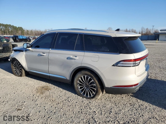 2022 Lincoln Aviator Reserve with VIN 5LM5J7WC2NGL21980, listed as a Copart auction lot 50205765 with NaN miles and Salvage Title. Bid and sale history available at carsss.com. Image 2.